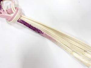 未使用品　正絹　手組帯締め